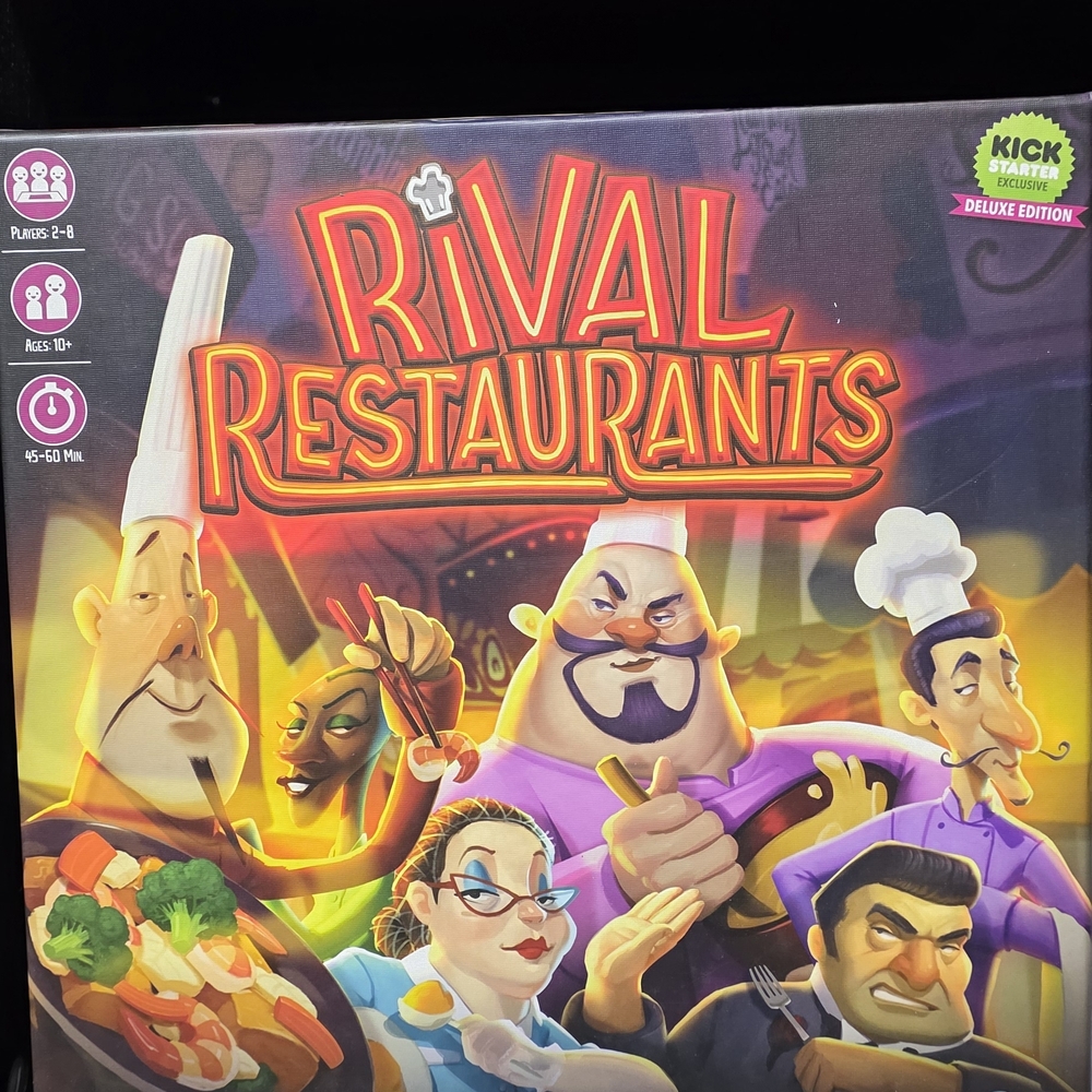 RESERVED Rival Restaurants Deluxe Edition Board Game